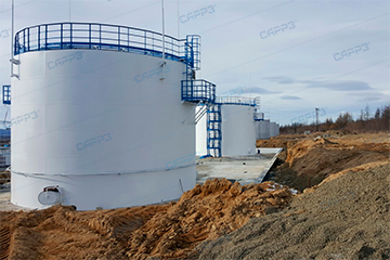 Строительство вертикальных резервуаров для топливозаправочного комплекса в Магадане